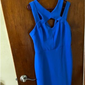 Premier amour blue dress Sz 14